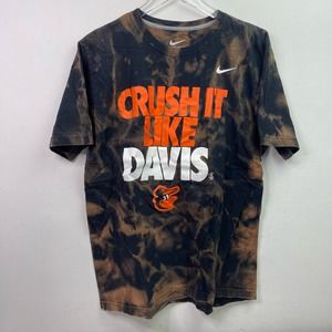 Crush It Like Chris Davis Baltimore Orioles Oriole Bird Nike T-shirt, Size Large